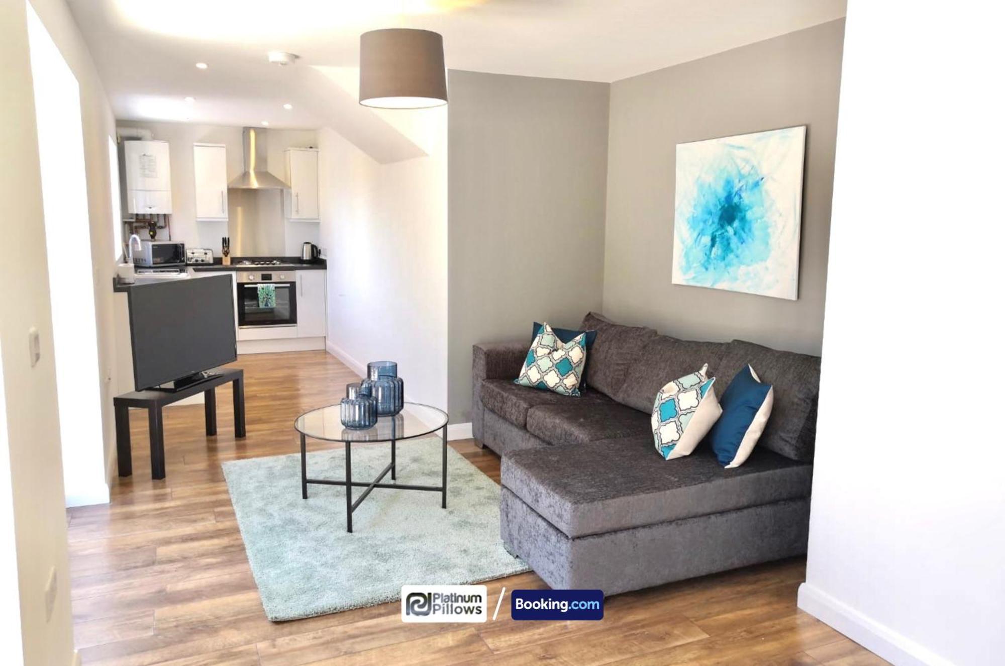 Modern Oxford 1Br Apt, Contractor & Family Accommodation, Near Oxford Hospitals And Science Park Buitenkant foto