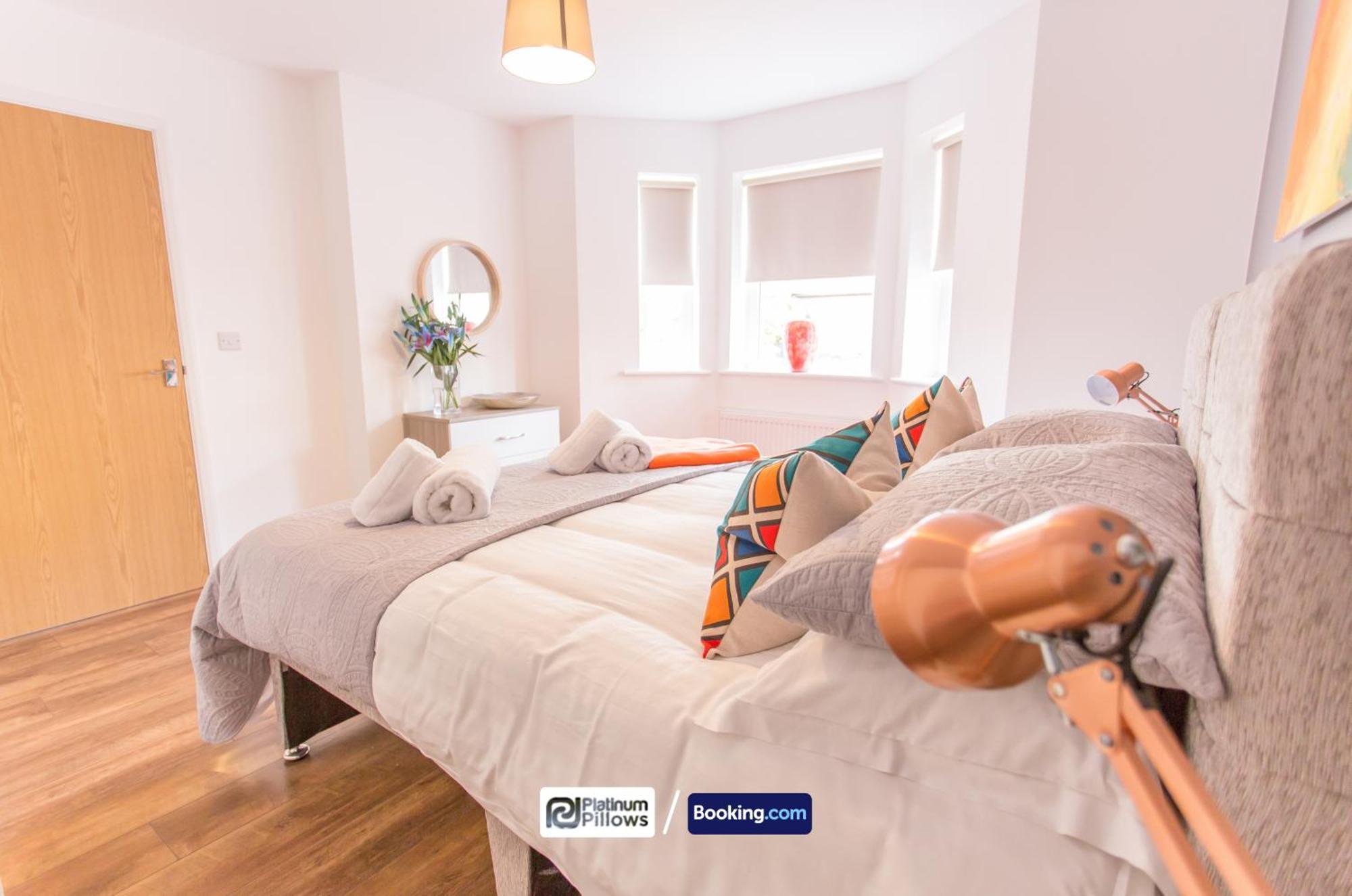 Modern Oxford 1Br Apt, Contractor & Family Accommodation, Near Oxford Hospitals And Science Park Buitenkant foto
