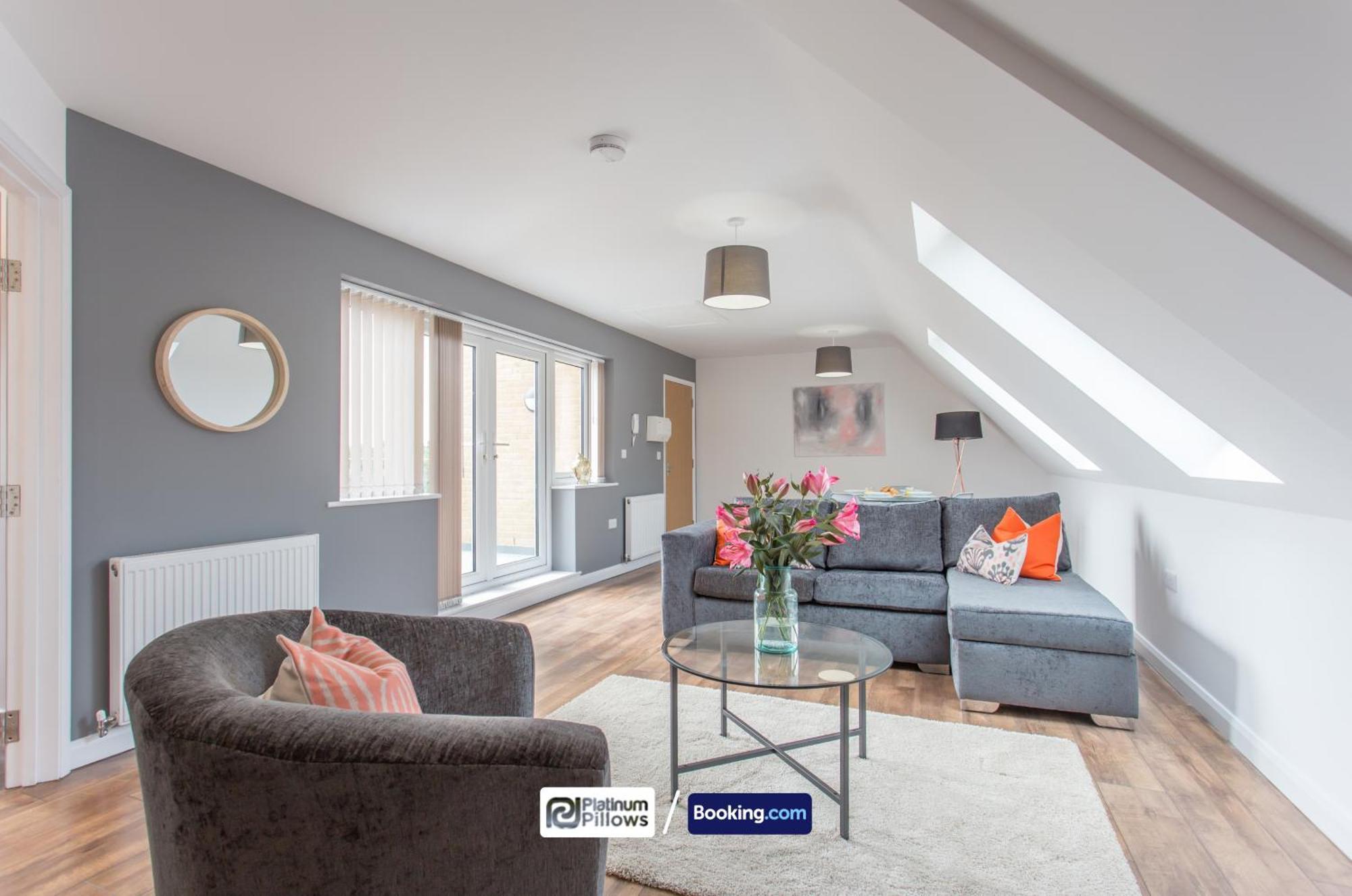 Modern Oxford 1Br Apt, Contractor & Family Accommodation, Near Oxford Hospitals And Science Park Buitenkant foto